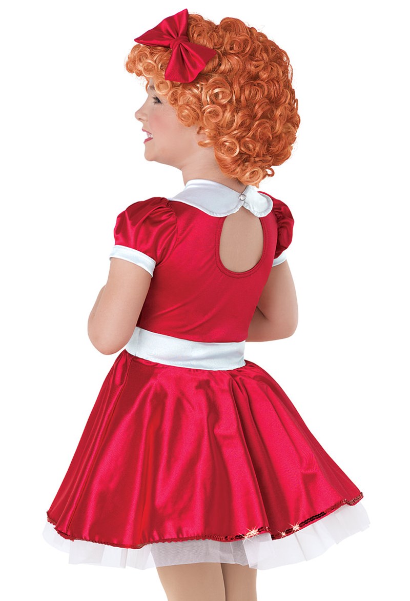 Annie | Satin dress and Bow